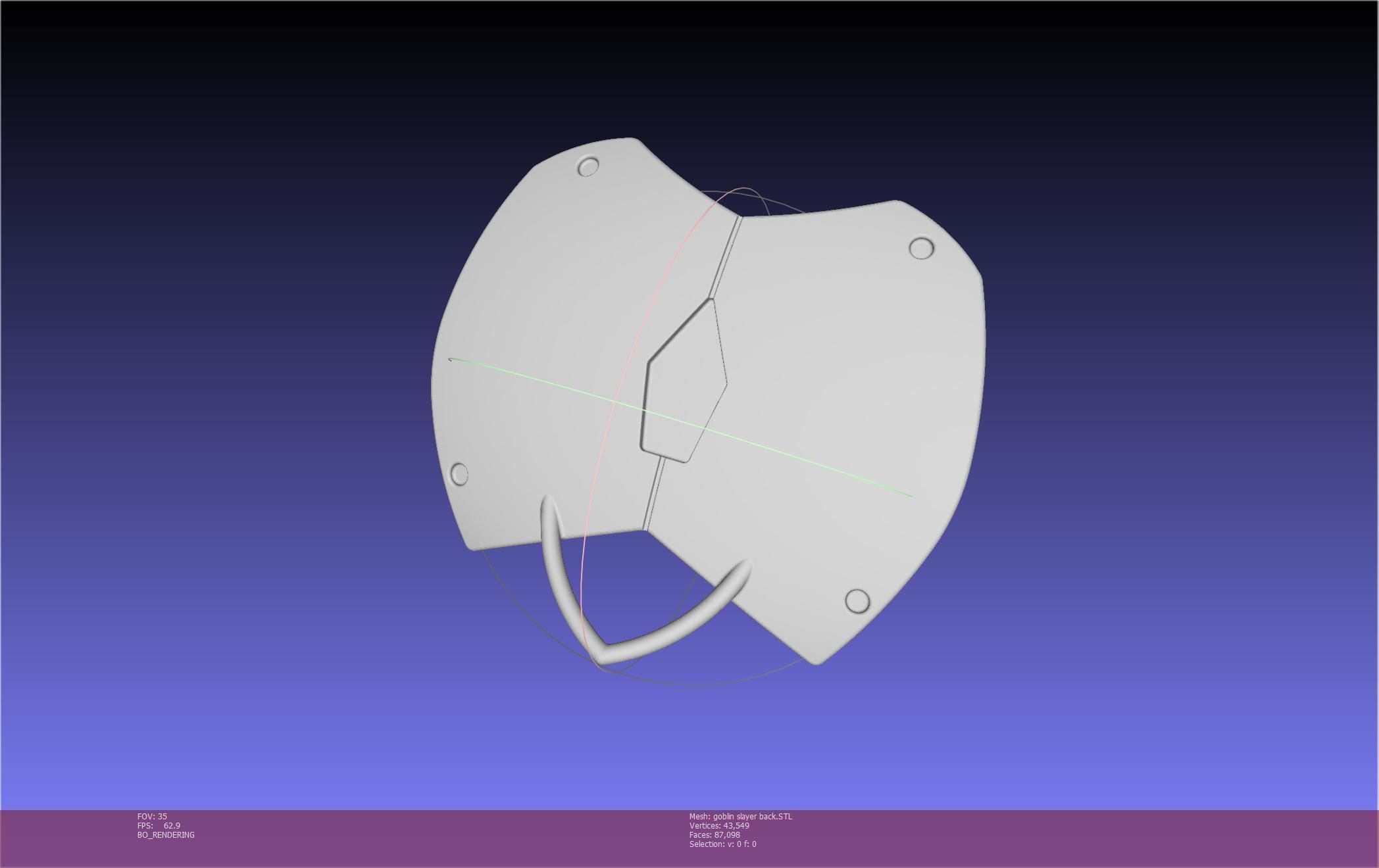 Goblin Slayer Back Armor Printable Model 3D print model_60