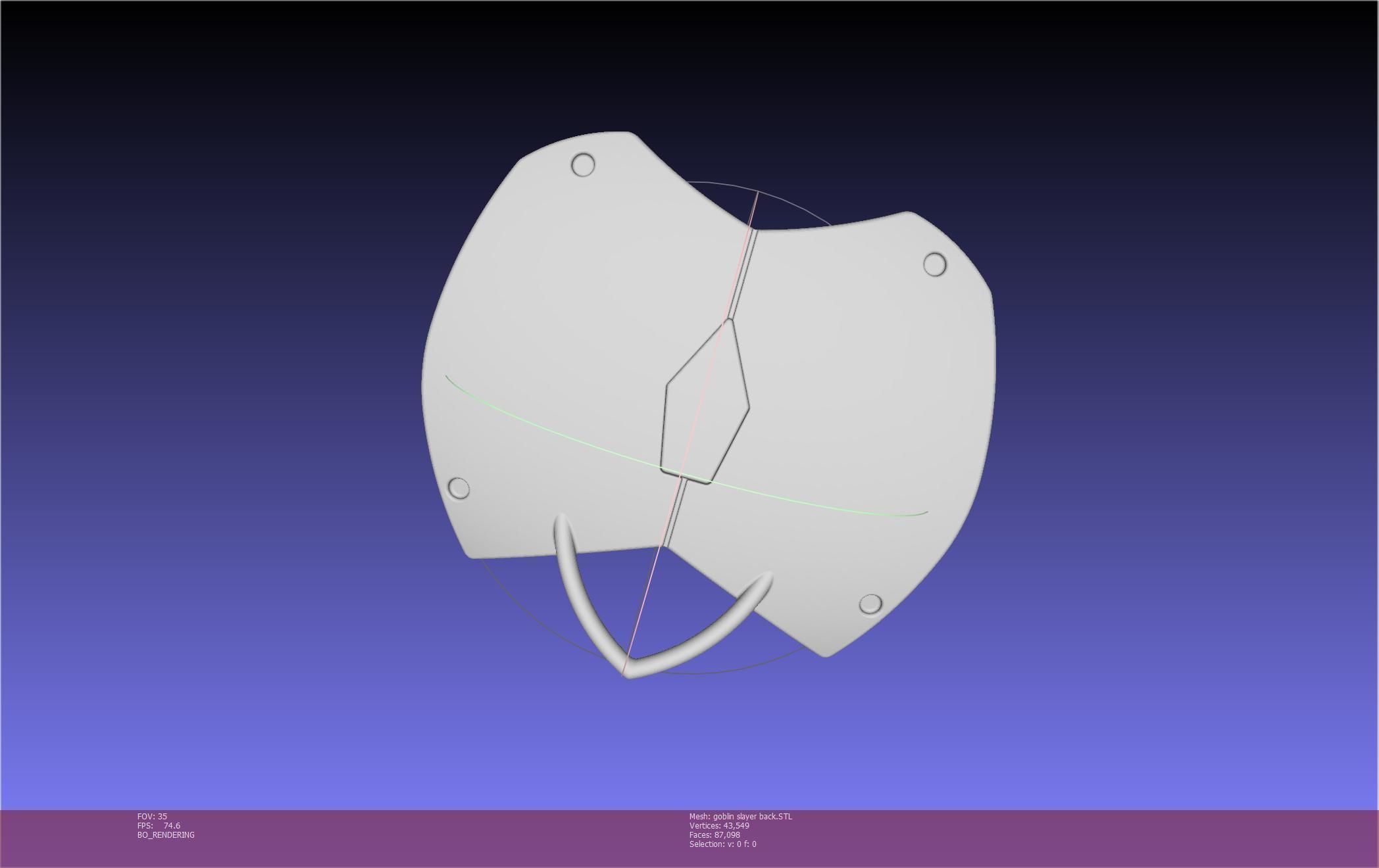 Goblin Slayer Back Armor Printable Model 3D print model_55