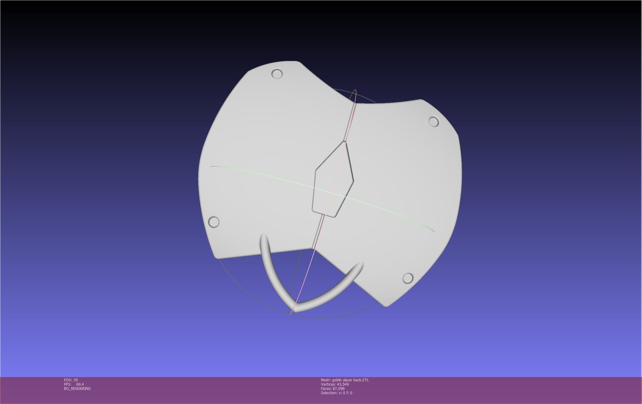 Goblin Slayer Back Armor Printable Model 3D print model_53