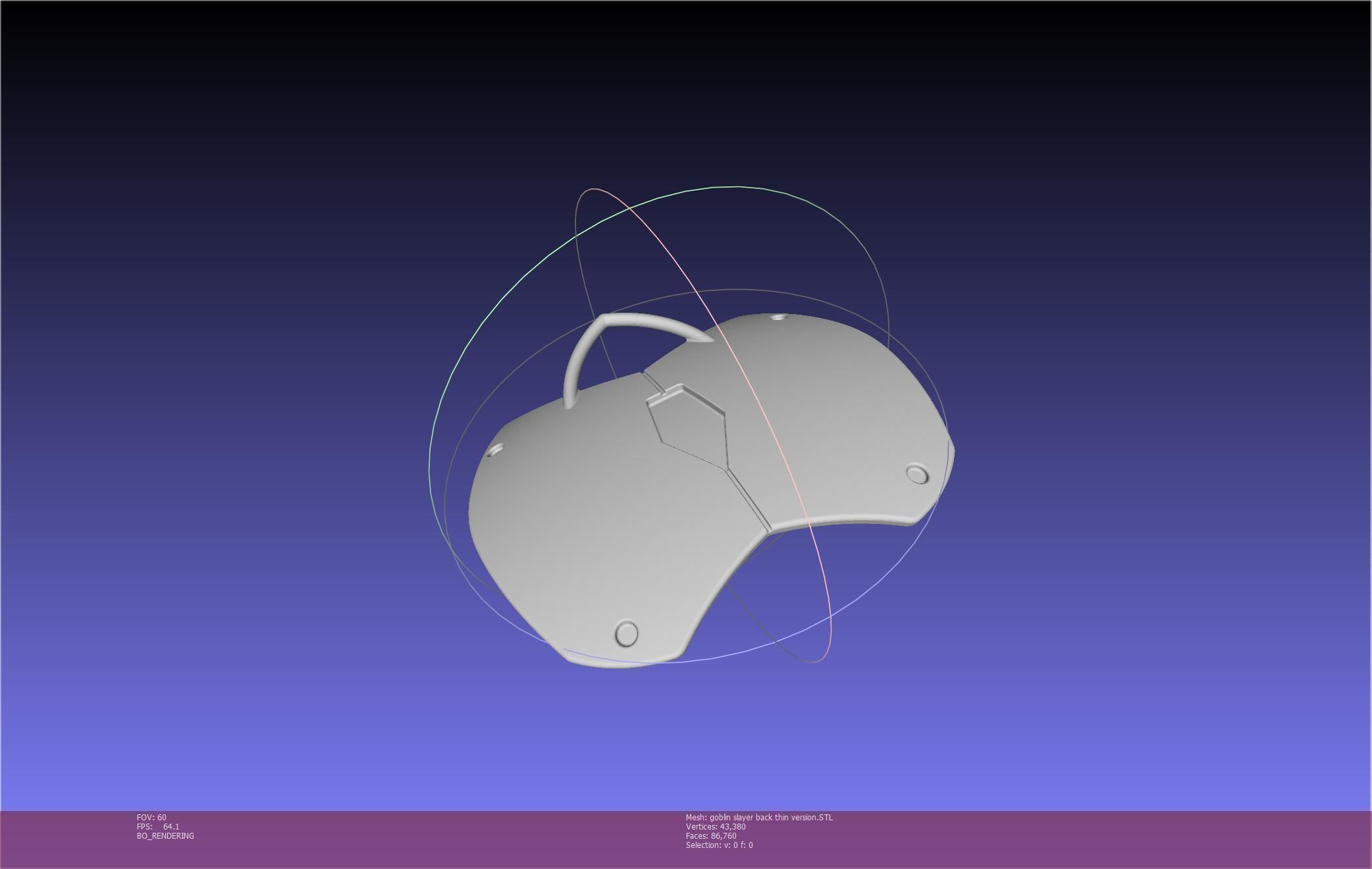 Goblin Slayer Back Armor Printable Model 3D print model_122