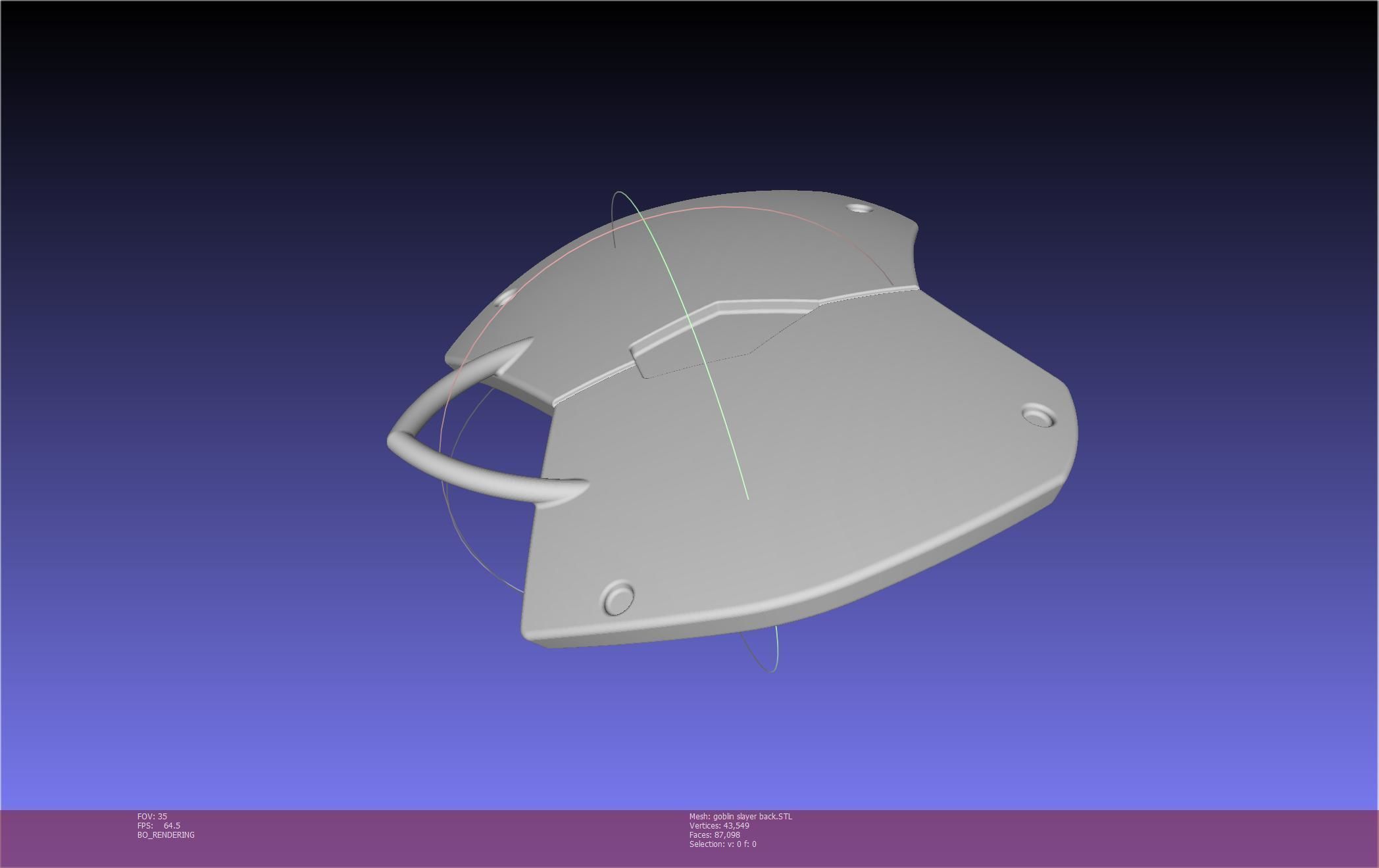 Goblin Slayer Back Armor Printable Model 3D print model_102