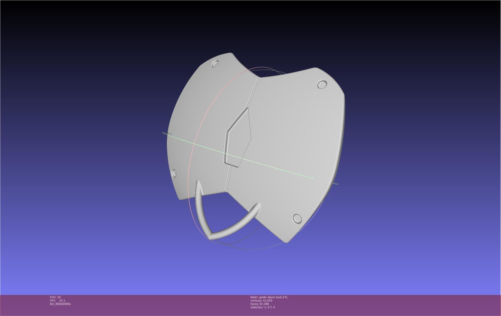 Goblin Slayer Back Armor Printable Model 3D print model_62