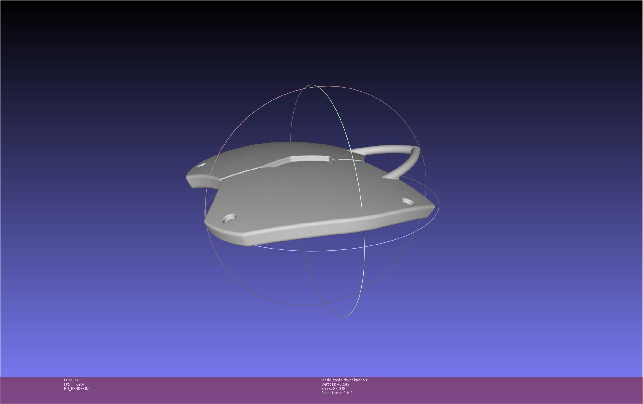 Goblin Slayer Back Armor Printable Model 3D print model_76