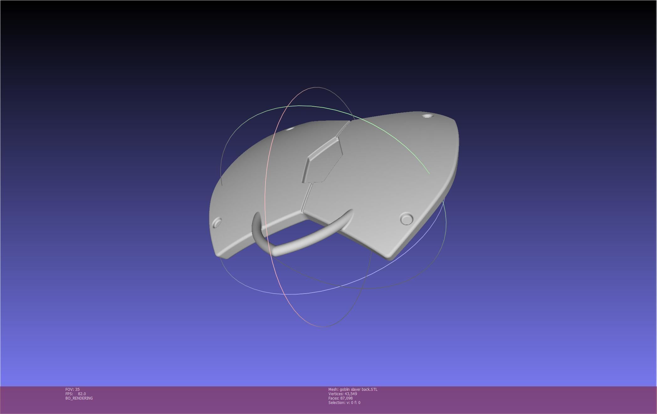 Goblin Slayer Back Armor Printable Model 3D print model_64