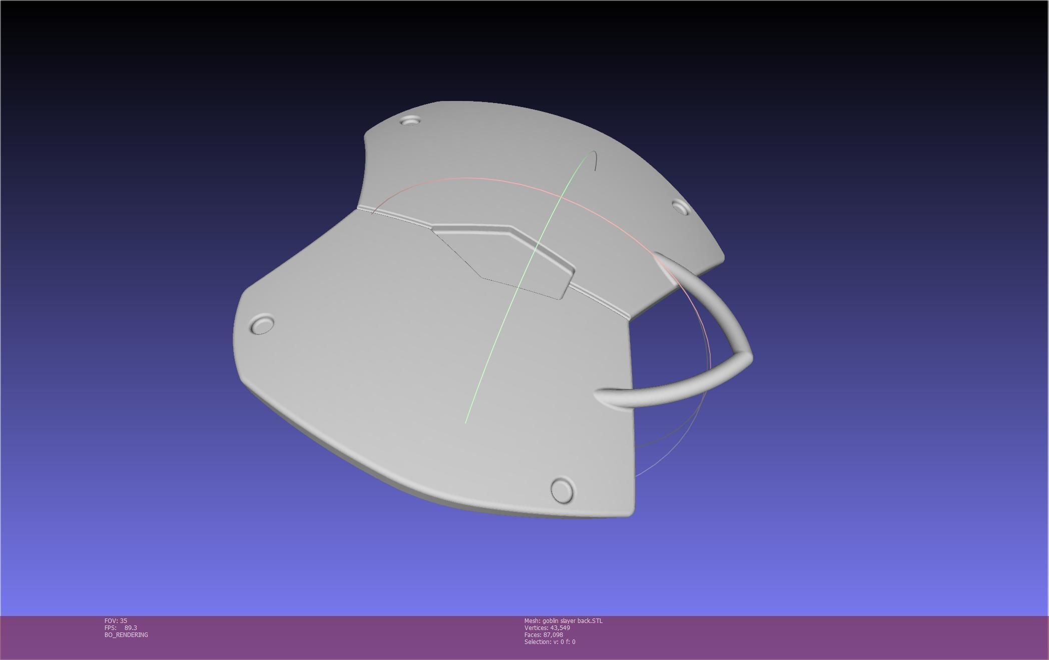 Goblin Slayer Back Armor Printable Model 3D print model_109