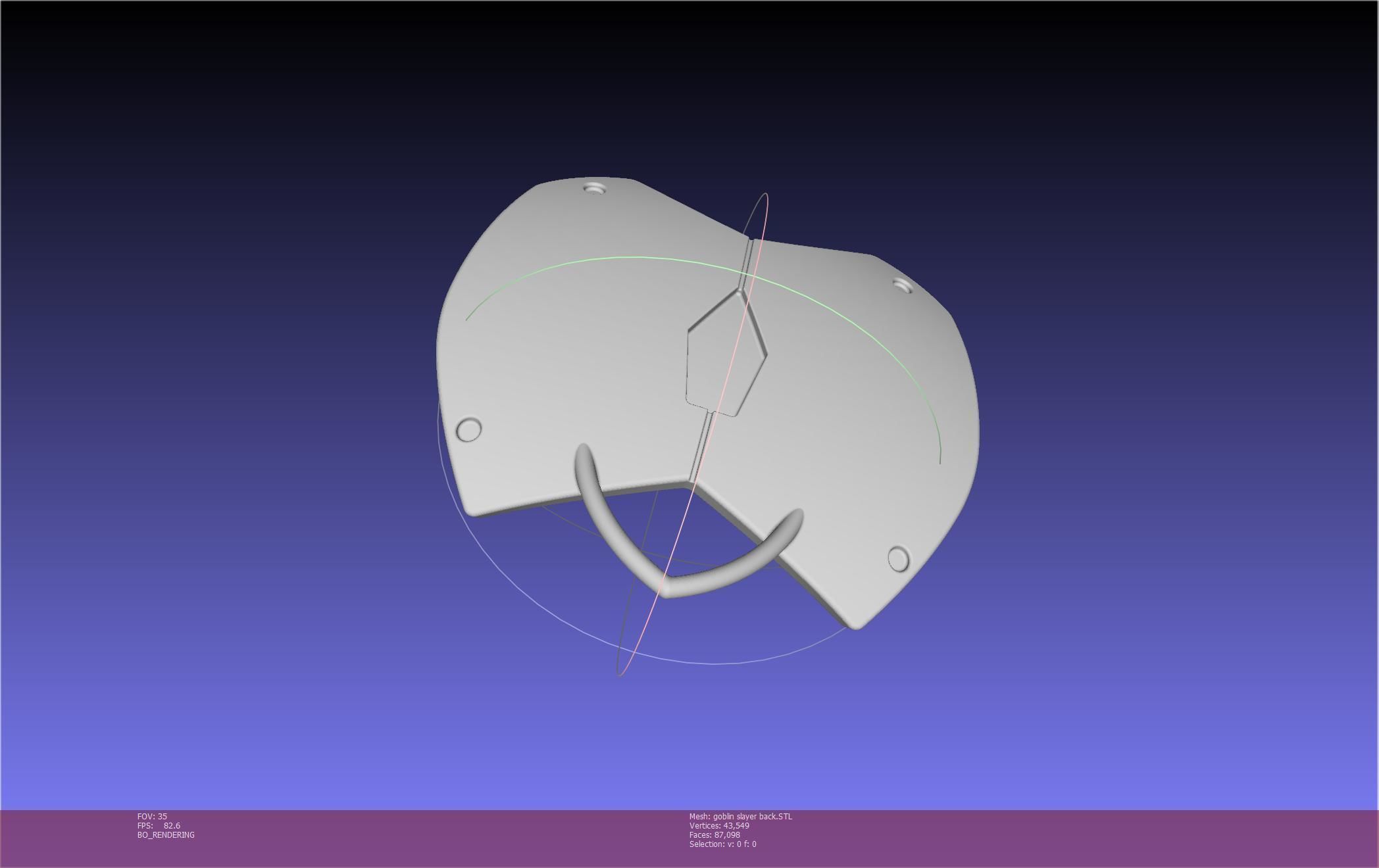 Goblin Slayer Back Armor Printable Model 3D print model_61