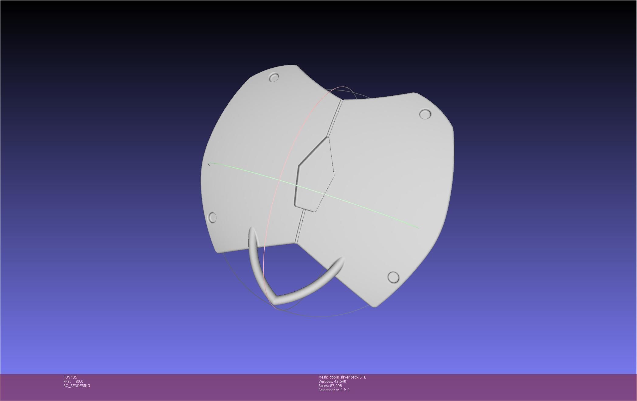 Goblin Slayer Back Armor Printable Model 3D print model_54