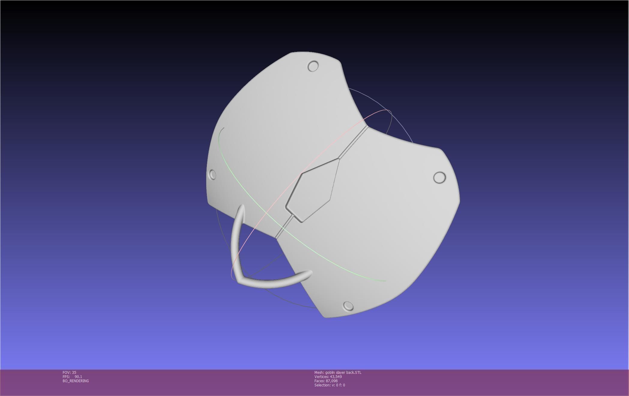 Goblin Slayer Back Armor Printable Model 3D print model_96