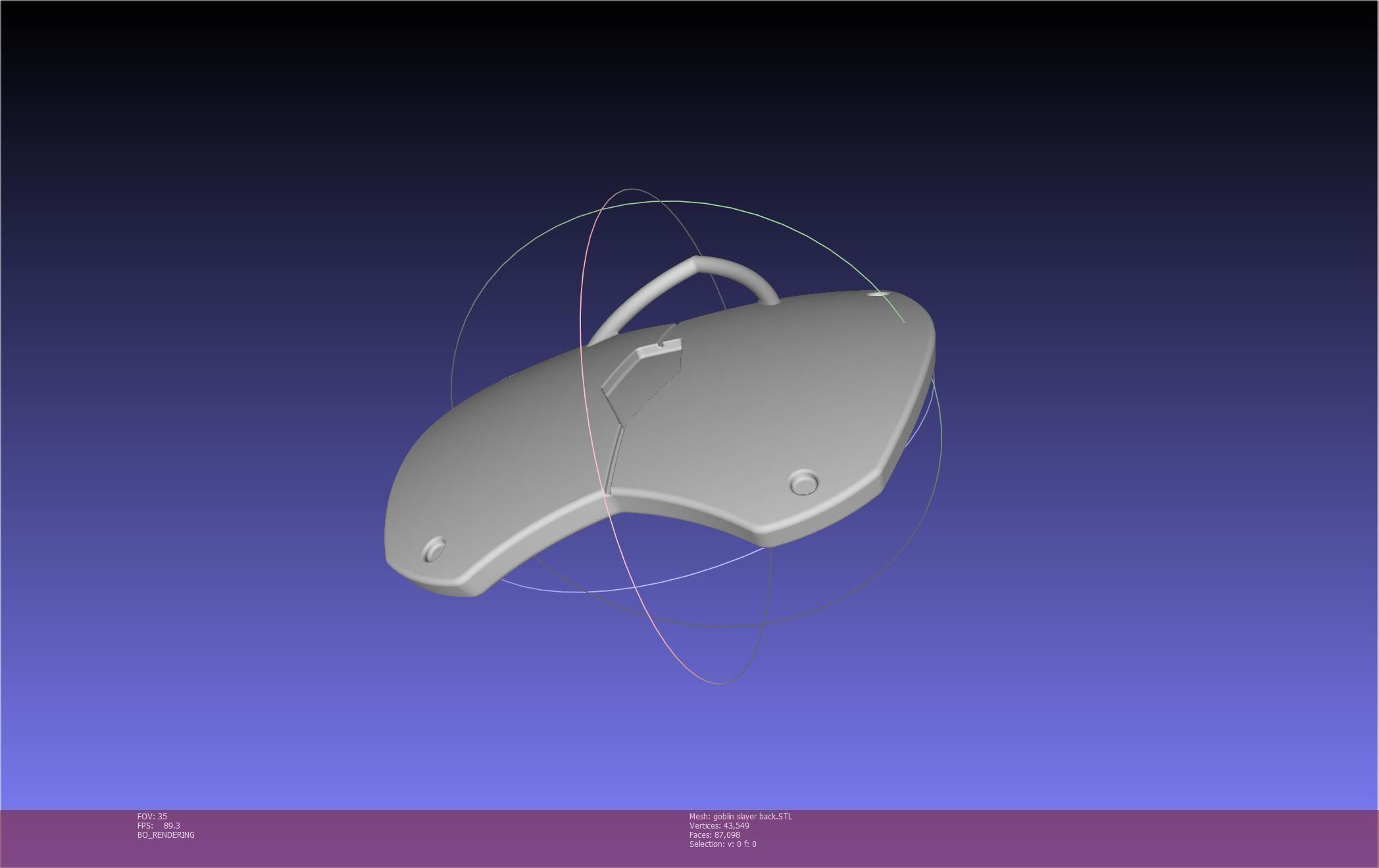 Goblin Slayer Back Armor Printable Model 3D print model_89