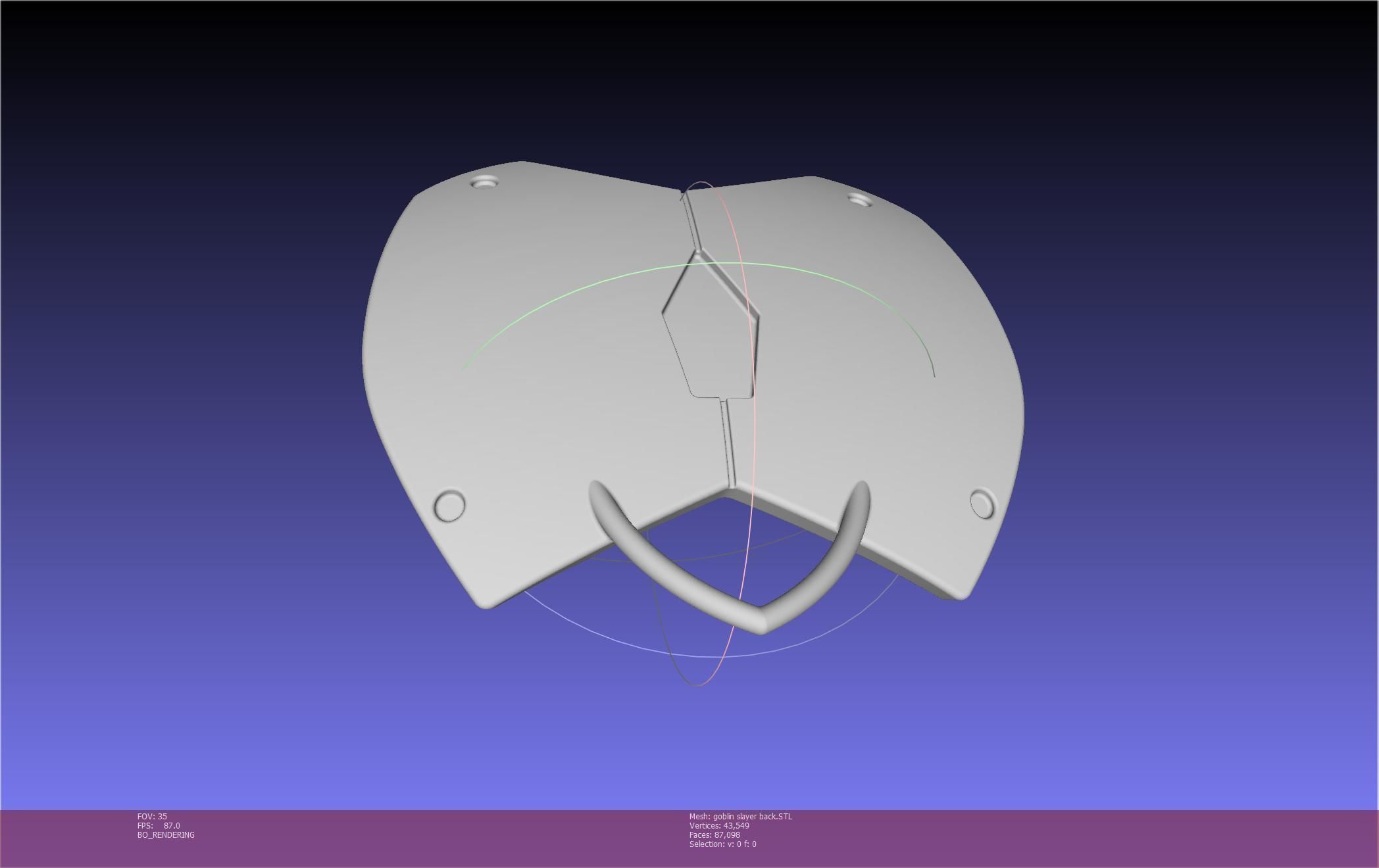 Goblin Slayer Back Armor Printable Model 3D print model_104