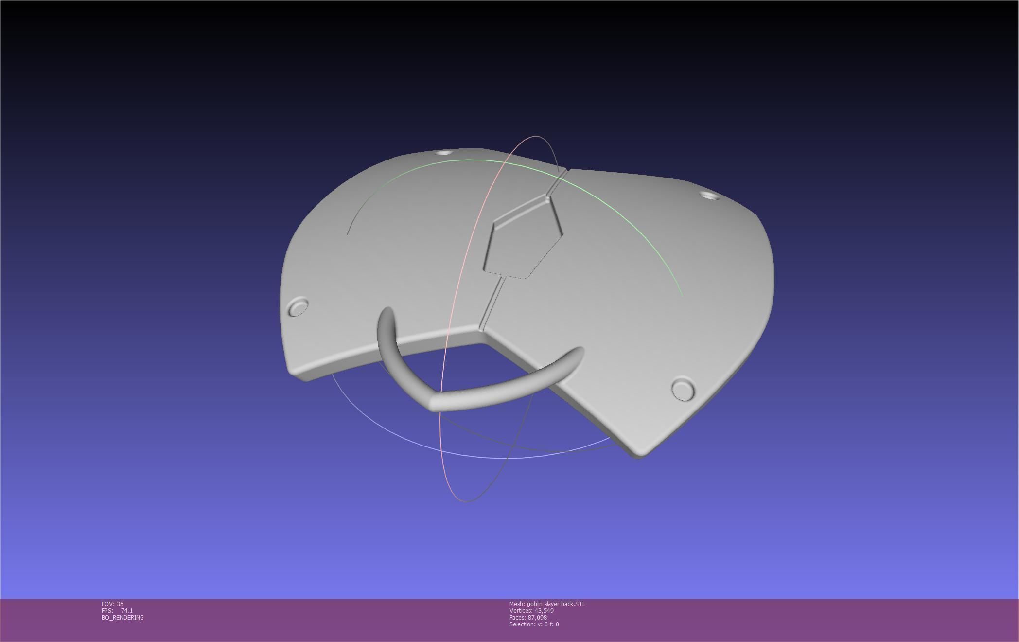 Goblin Slayer Back Armor Printable Model 3D print model_101