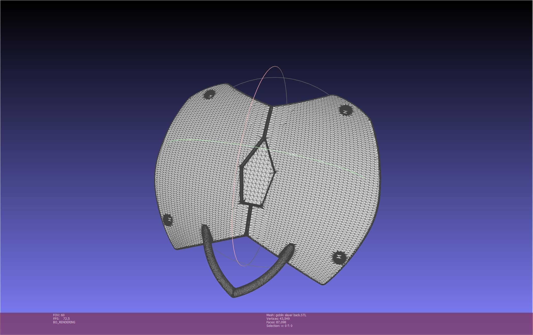 Goblin Slayer Back Armor Printable Model 3D print model_44