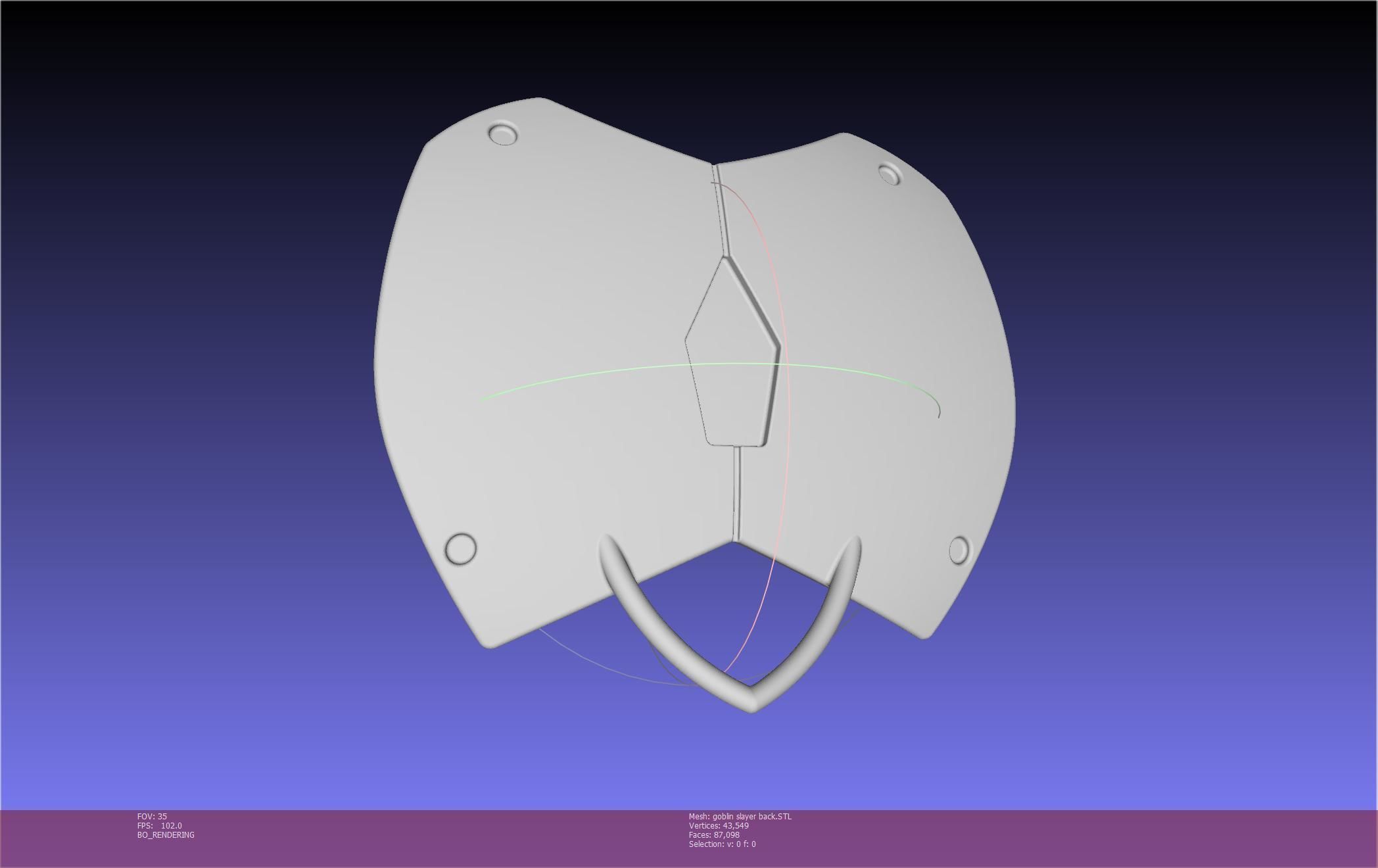 Goblin Slayer Back Armor Printable Model 3D print model_105