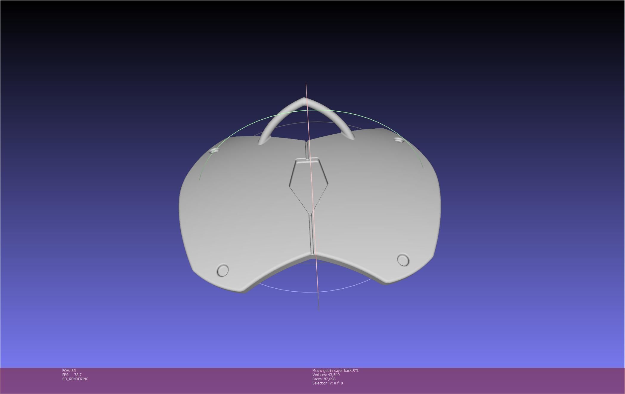 Goblin Slayer Back Armor Printable Model 3D print model_68