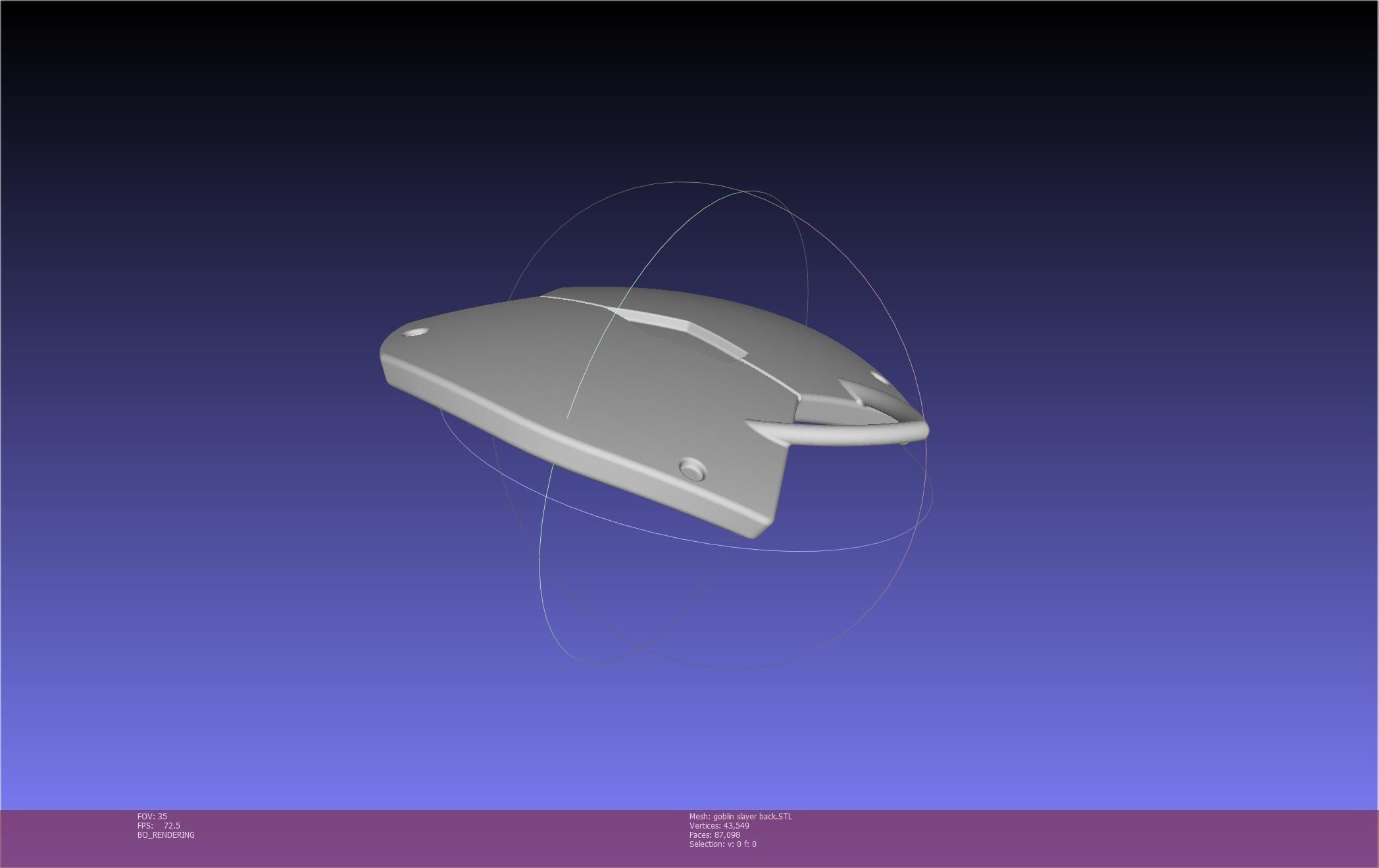 Goblin Slayer Back Armor Printable Model 3D print model_91