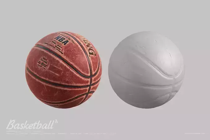 Spalding Basketball Scan 3D model