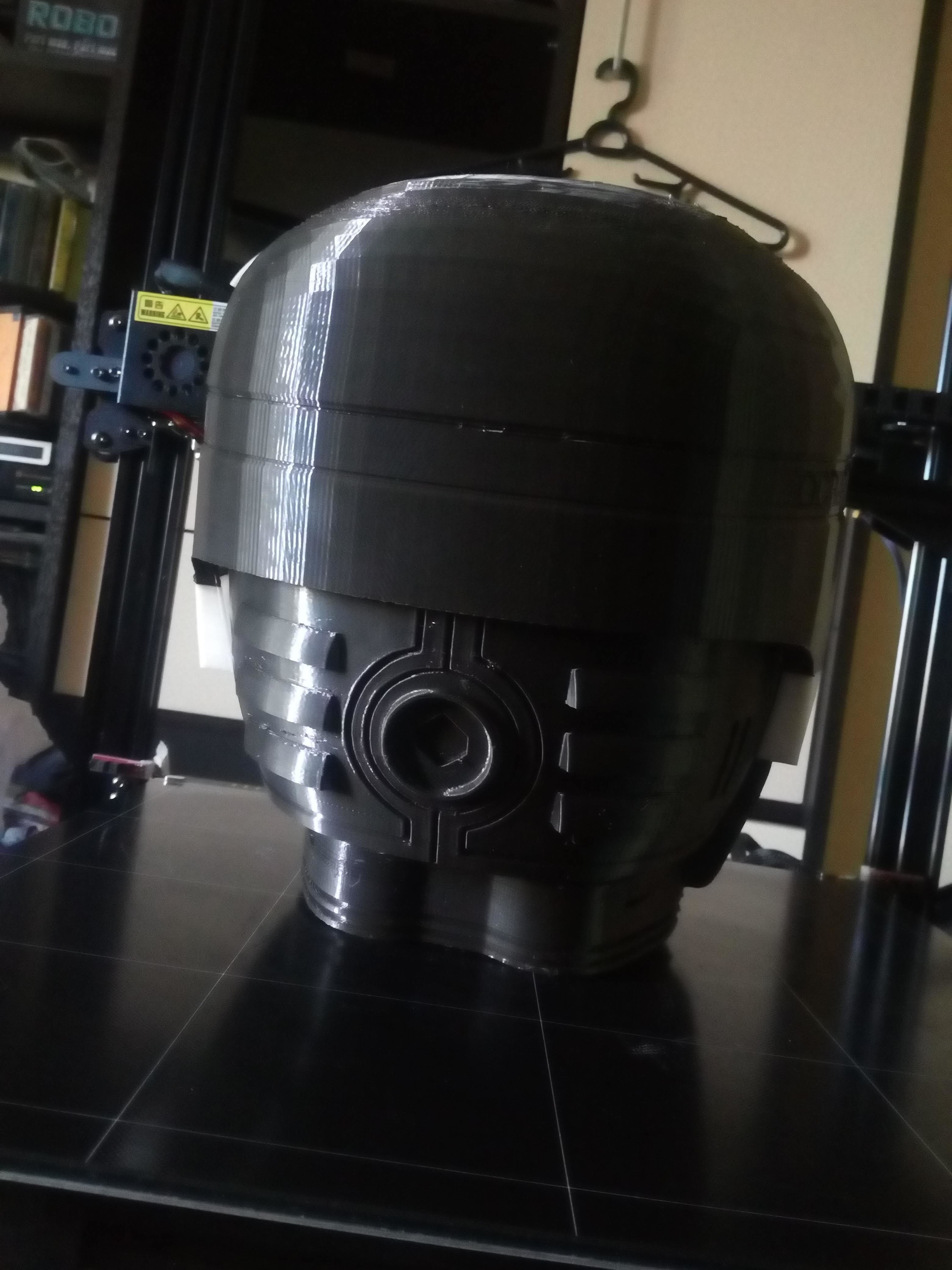 ROBOCOP HELMET FOR 3D PRINTING 3D print model_12