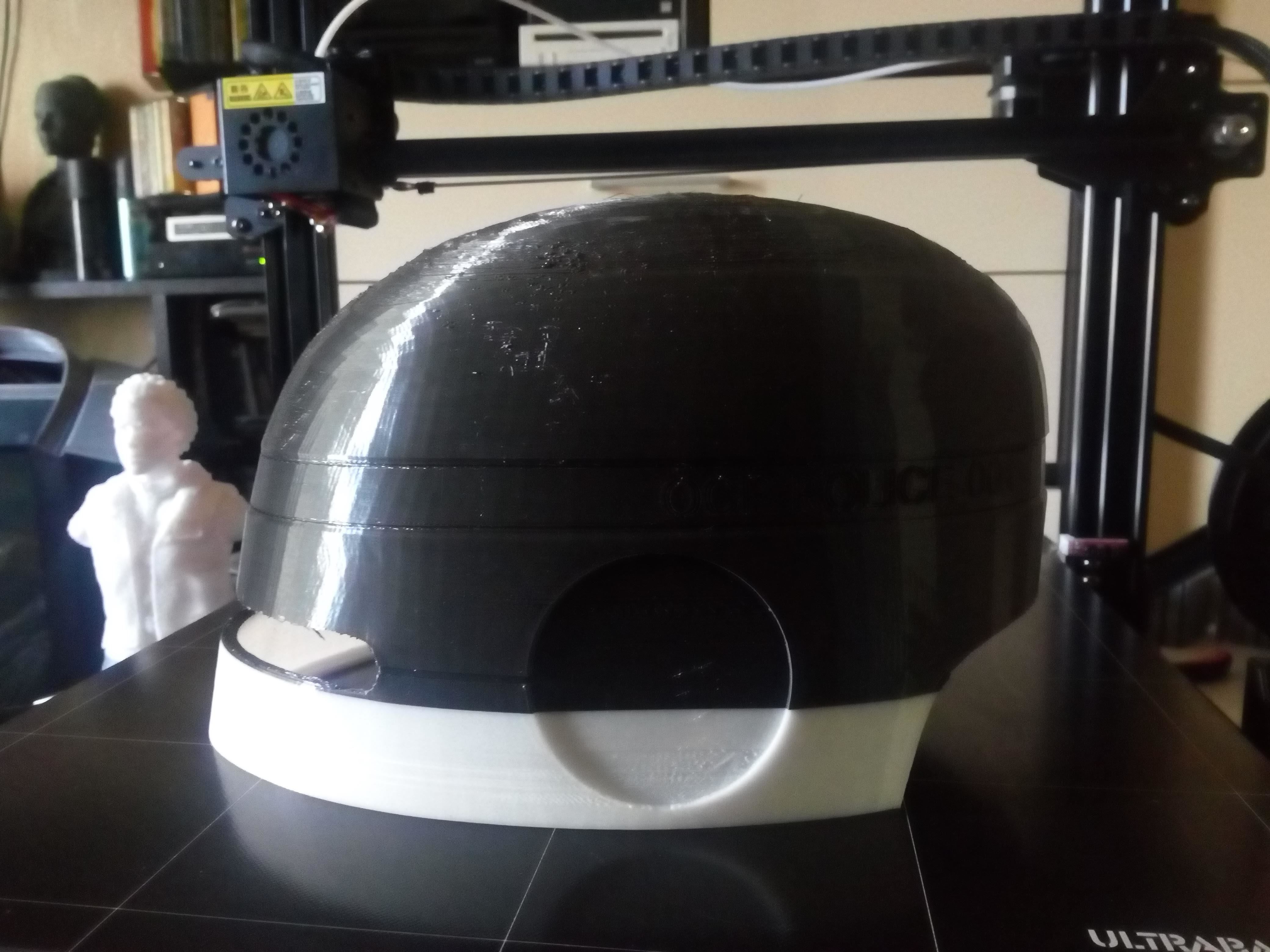 ROBOCOP HELMET FOR 3D PRINTING 3D print model_13