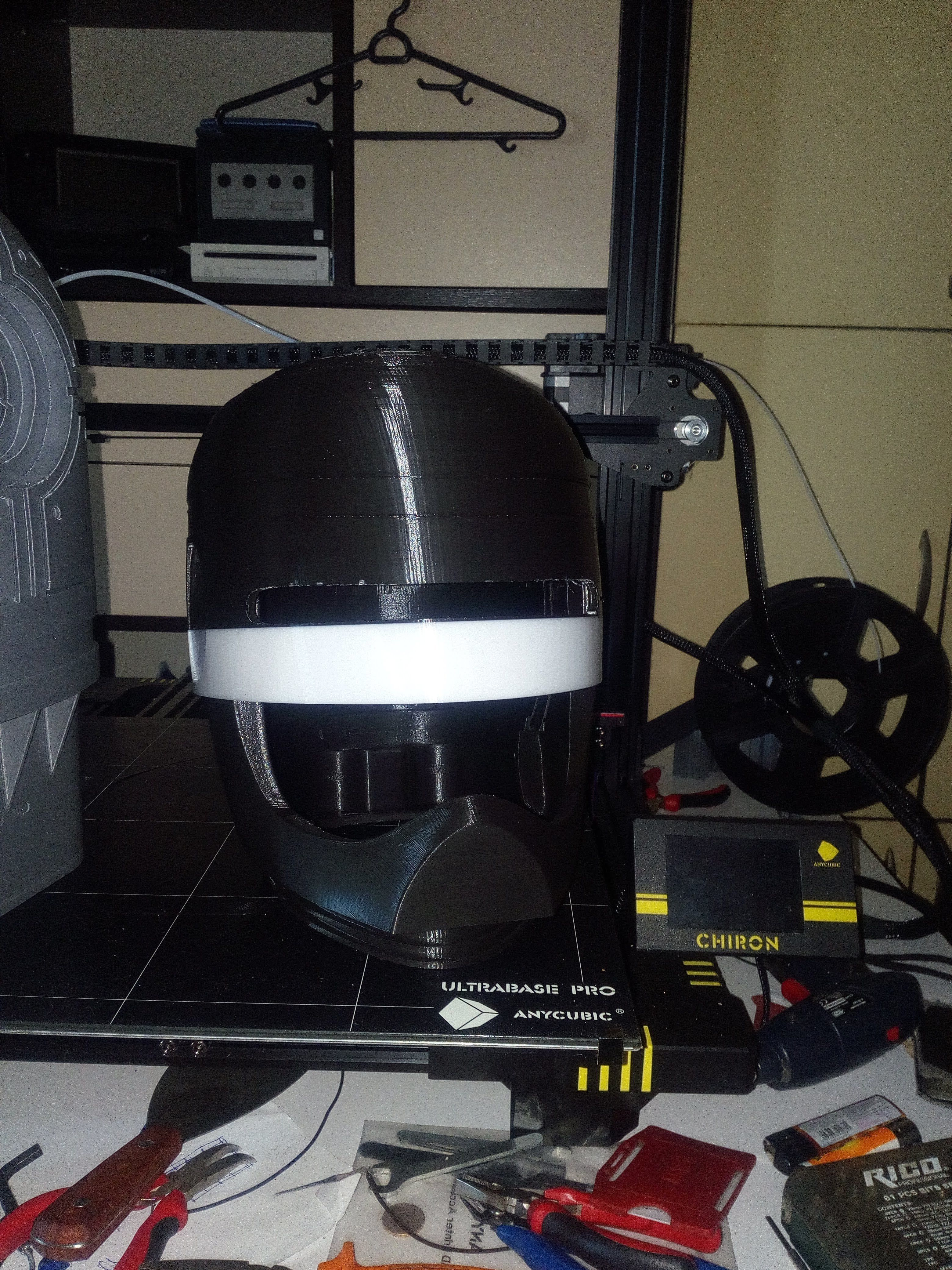 ROBOCOP HELMET FOR 3D PRINTING 3D print model_14