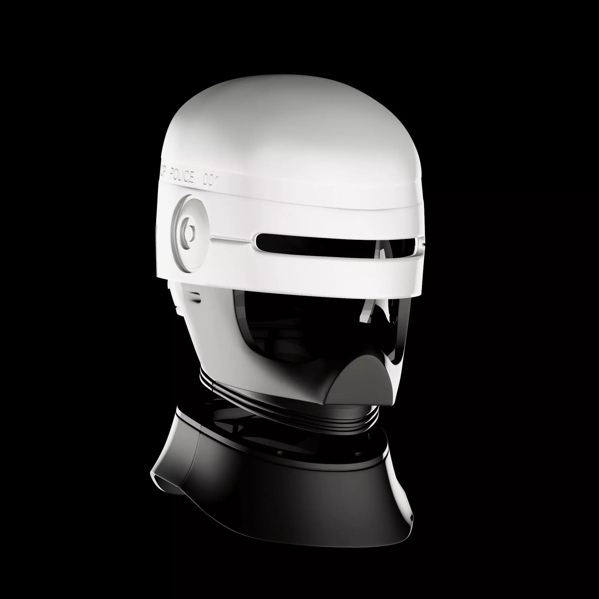ROBOCOP HELMET FOR 3D PRINTING 3D print model_0