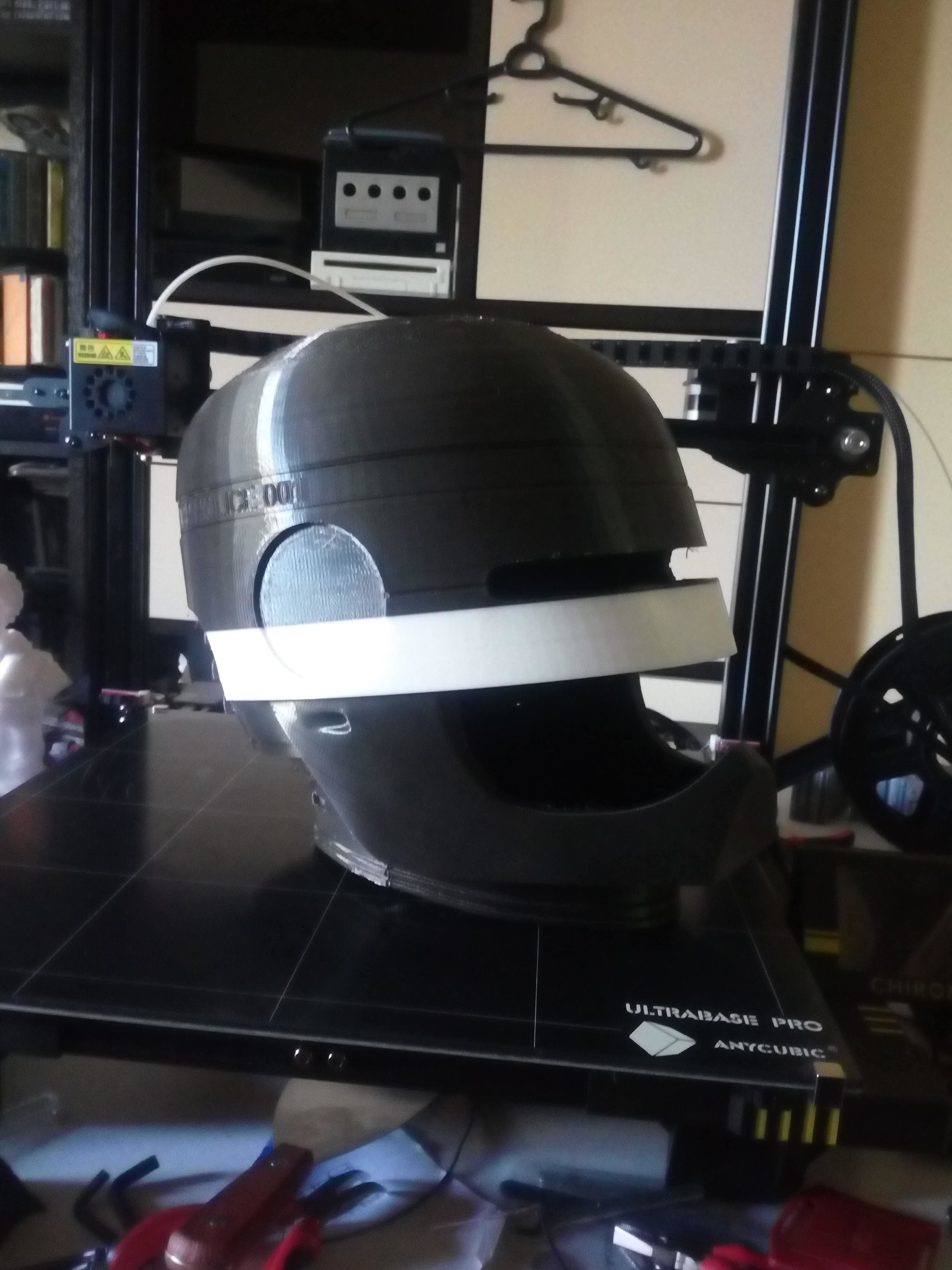 ROBOCOP HELMET FOR 3D PRINTING 3D print model_10