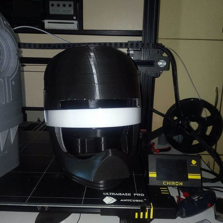 ROBOCOP HELMET FOR 3D PRINTING 3D print model_8