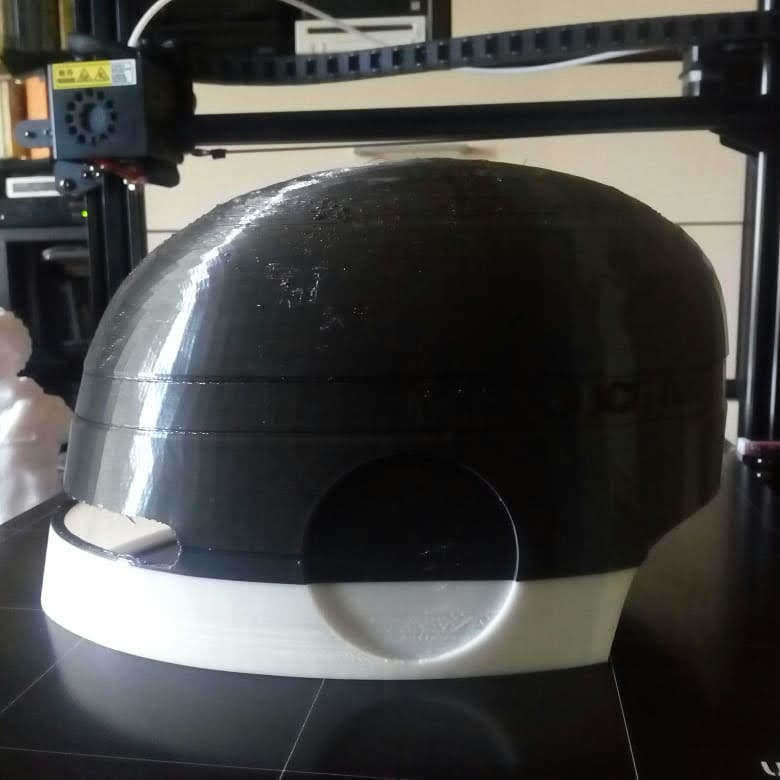 ROBOCOP HELMET FOR 3D PRINTING 3D print model_19