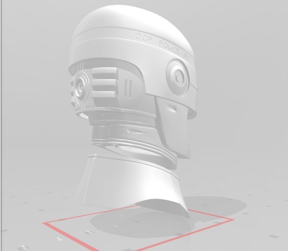 ROBOCOP HELMET FOR 3D PRINTING 3D print model_4
