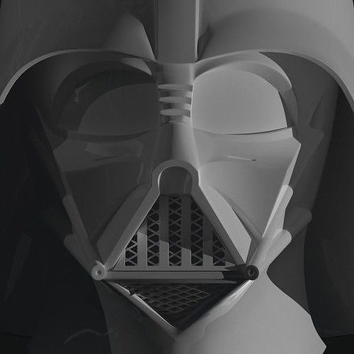 DARTH VADER HELMET FOR 3D PRINTING 3D print model