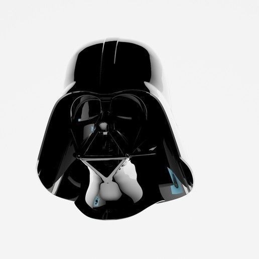 DARTH VADER HELMET FOR 3D PRINTING 3D print model_3