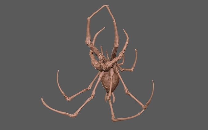 Arachnid Ibrid Human Spider 3D Print 3D print model