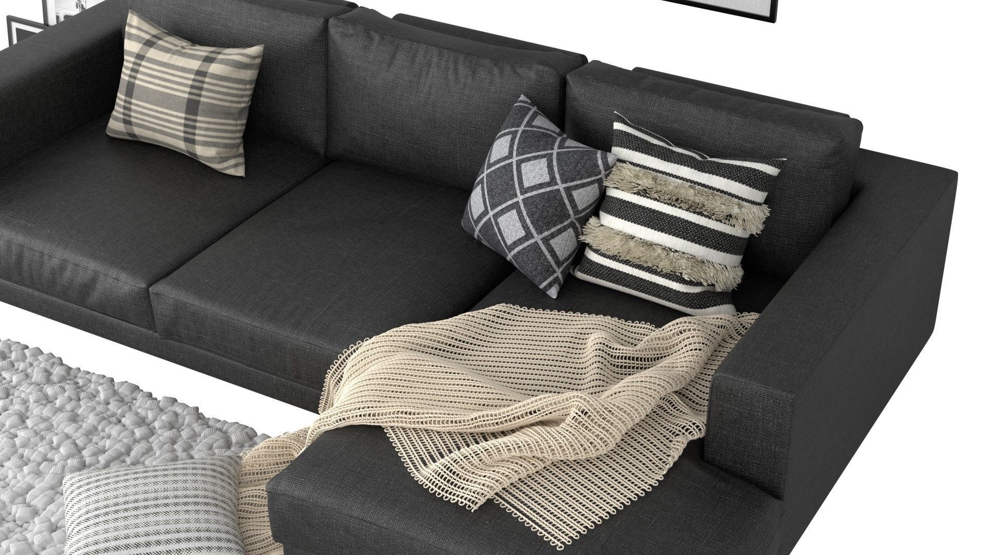 Living Room Pack A-D 3D Model Collection_32