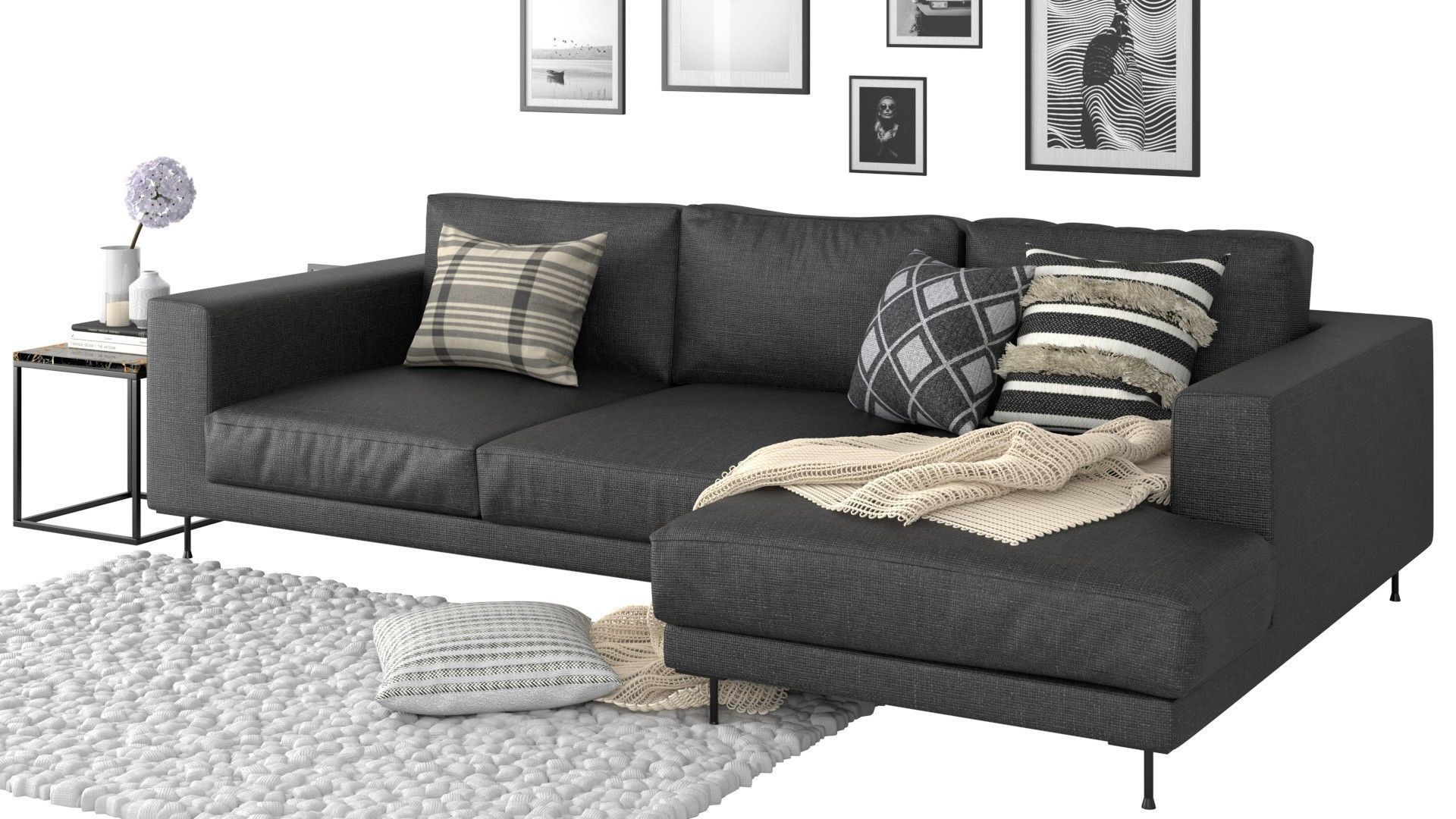 Living Room Pack A-D 3D Model Collection_29