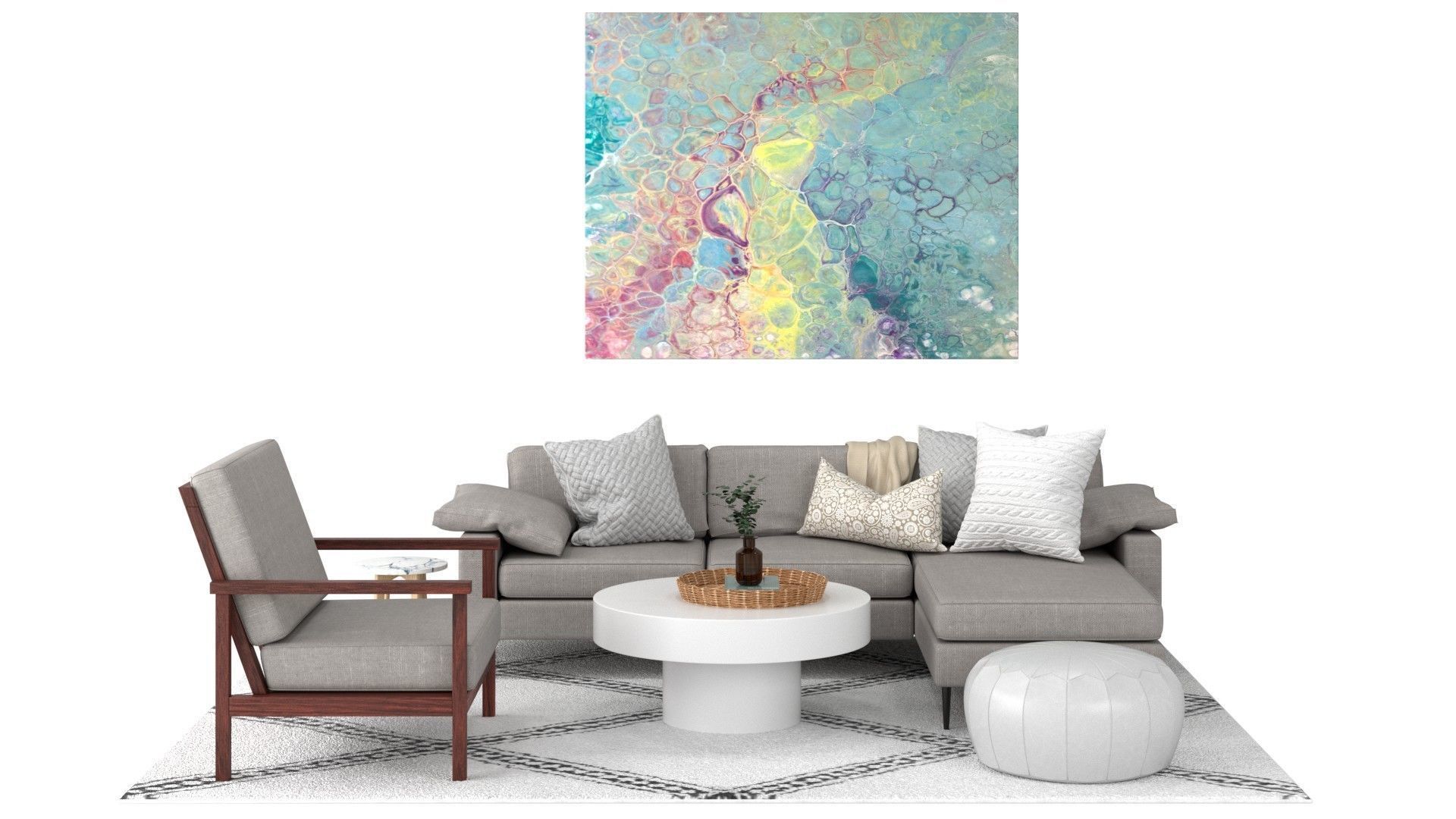 Living Room Pack A-D 3D Model Collection_2