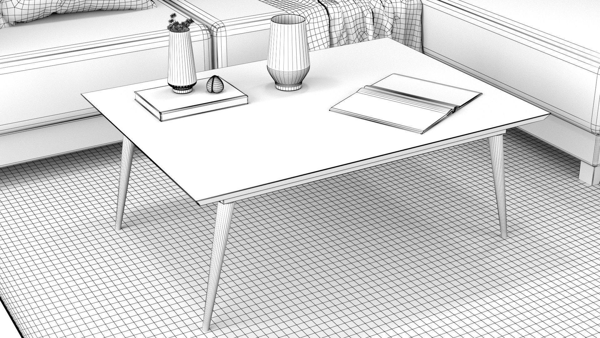 Living Room Pack A-D 3D Model Collection_15