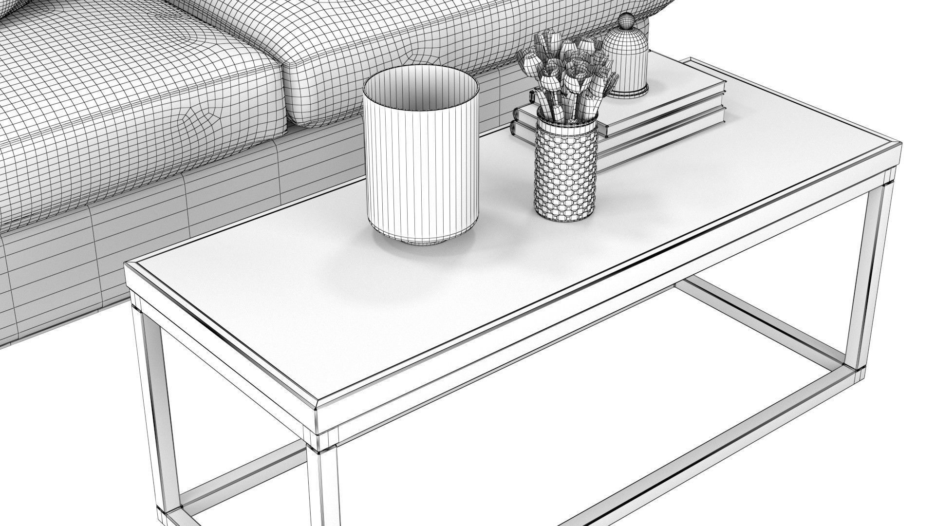 Living Room Pack A-D 3D Model Collection_26