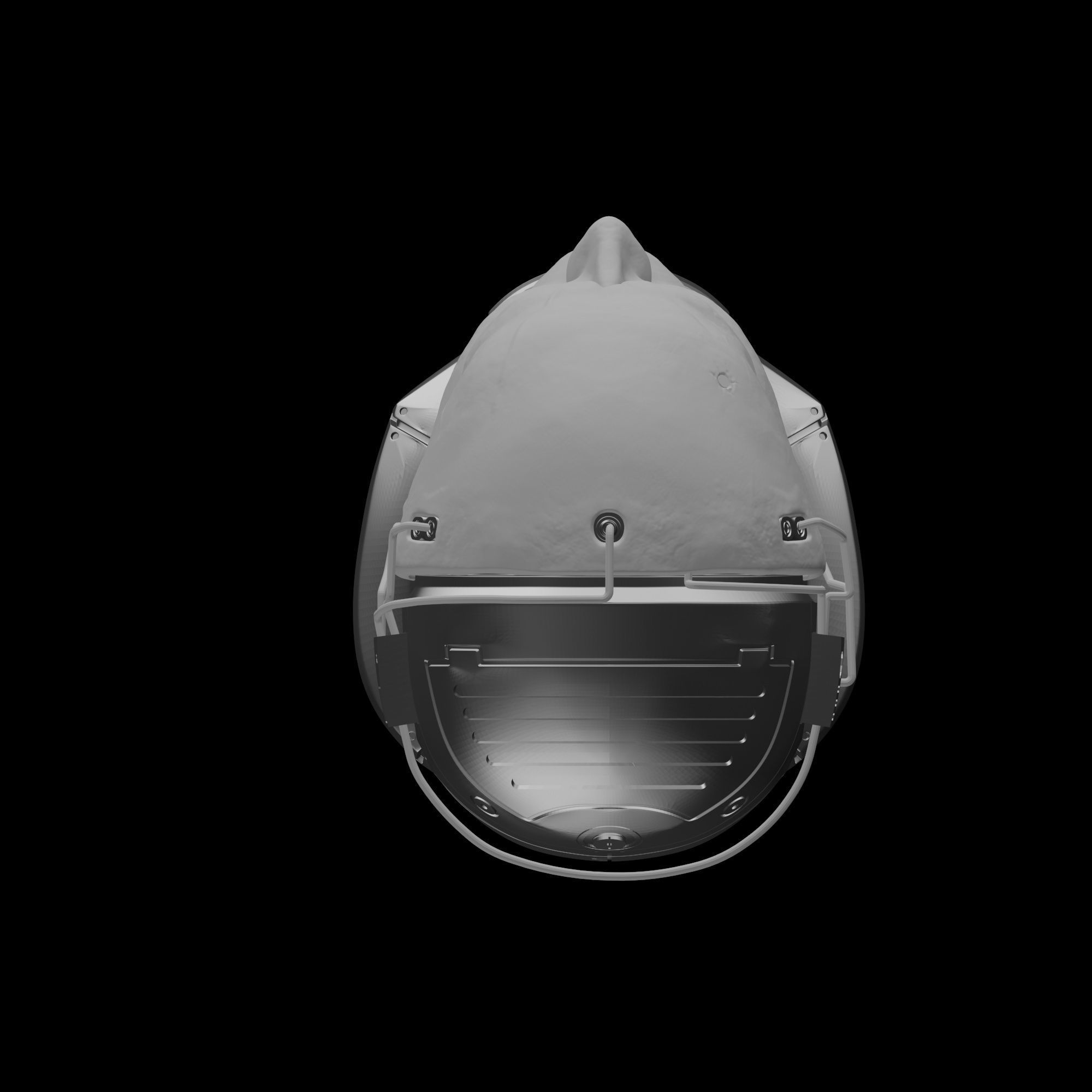 Robocop Head for 3D Print 3D print model_11