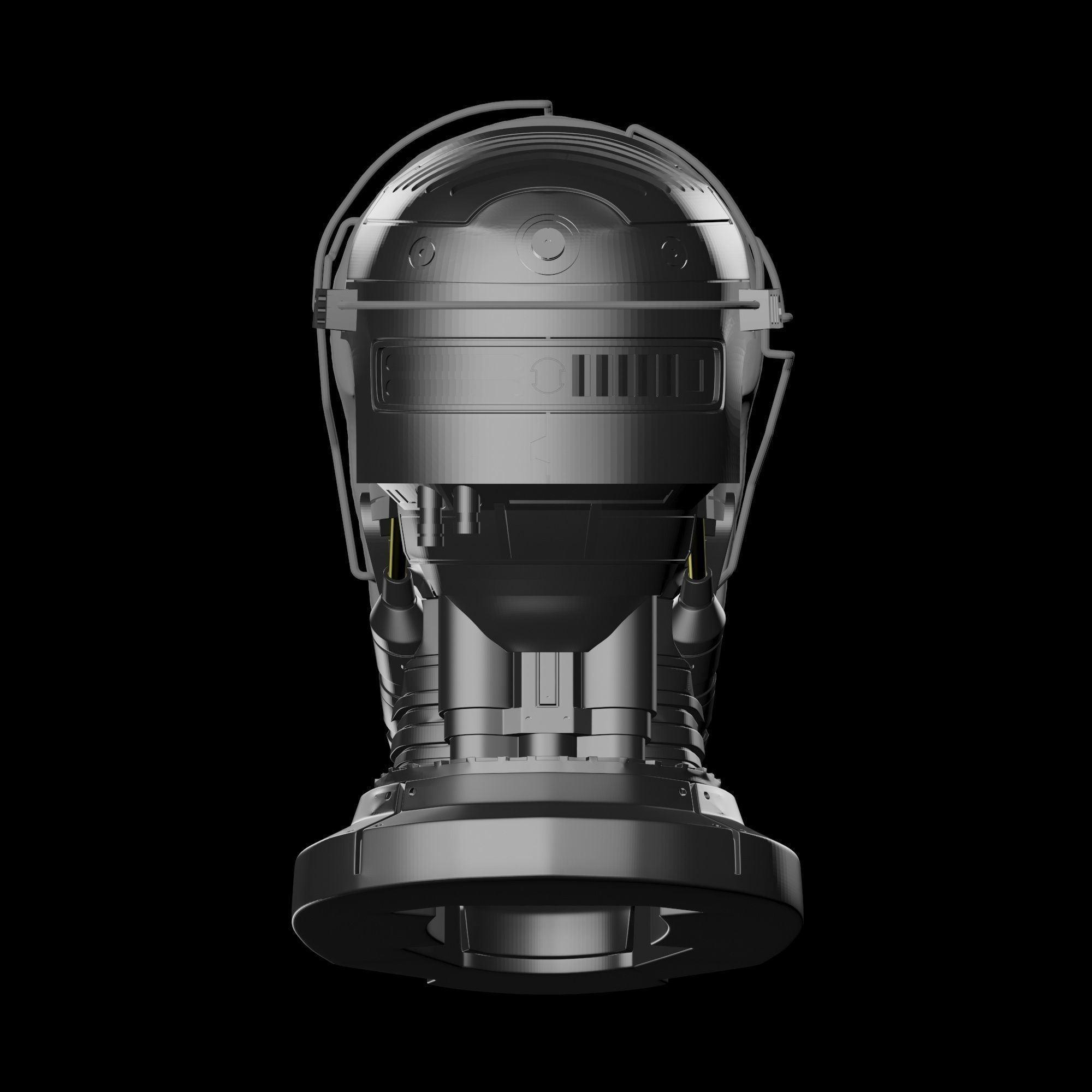 Robocop Head for 3D Print 3D print model_6