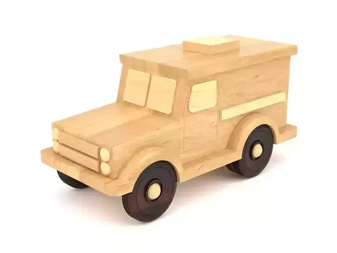 Wooden toy car 24