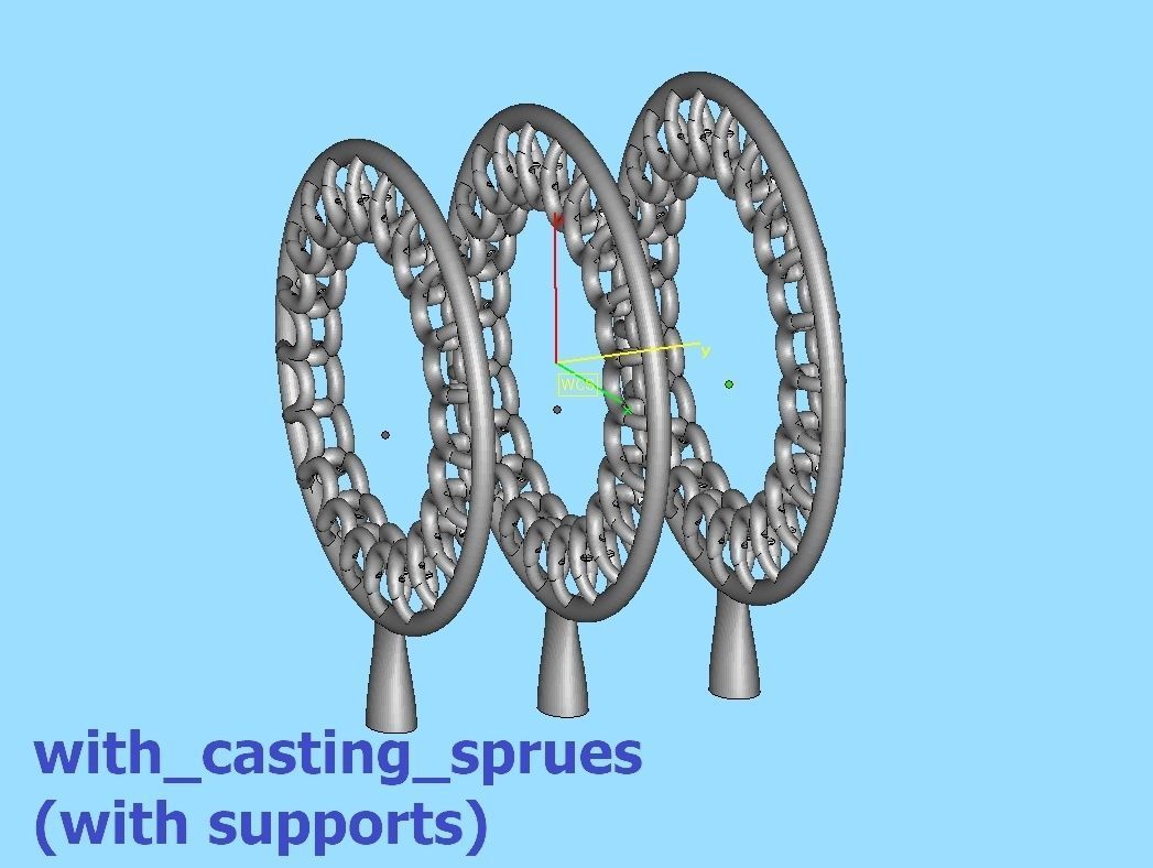 Eternity  Diamond Ring 3d model many sizes  3D print model_13