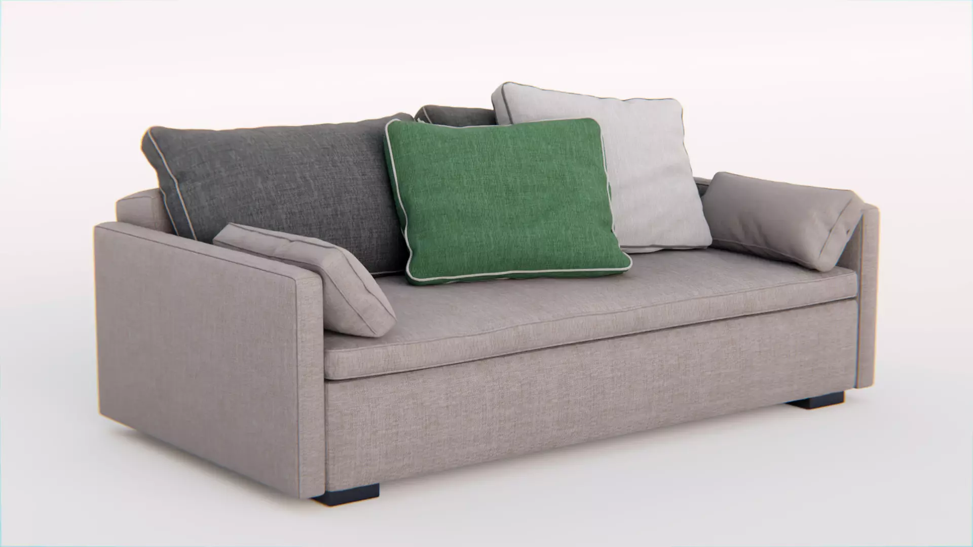 Decent Modular Sofa Free 3D model