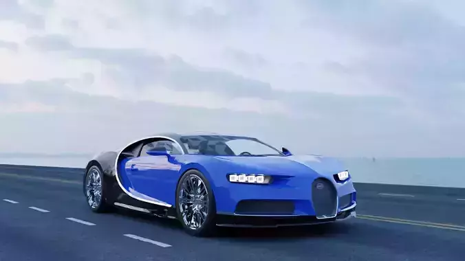 Bugatti Chiron Free 3D model