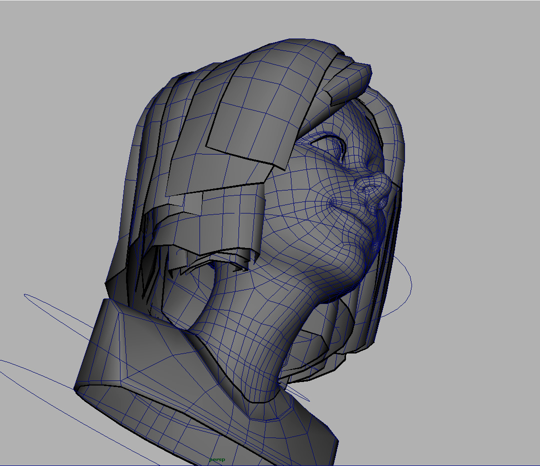 Toon Girl with Morphs 3D model_10