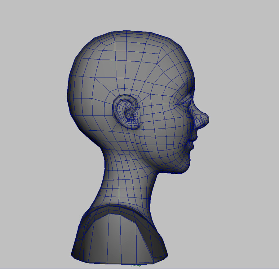 Toon Girl with Morphs 3D model_22