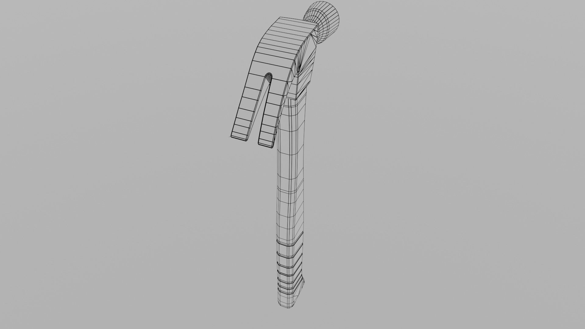 Carpentry hammer tool vol2 Low-poly 3D model_17