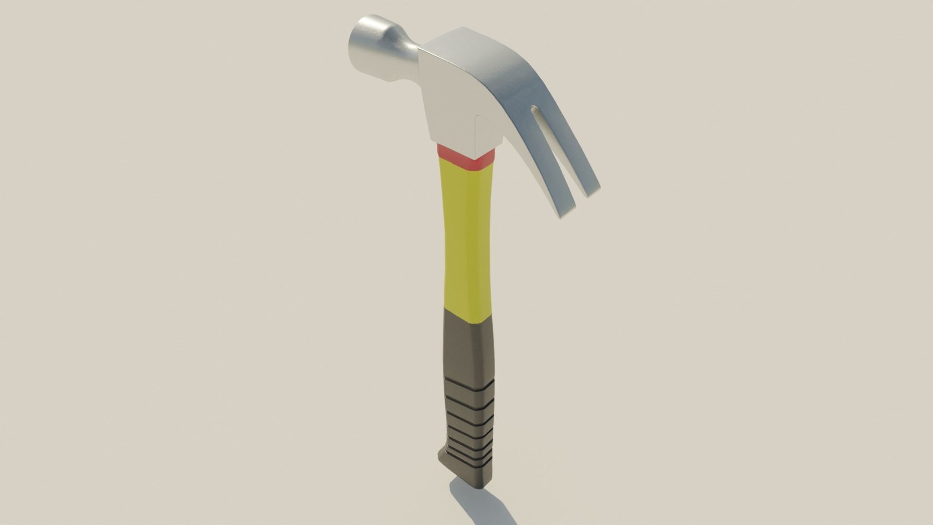 Carpentry hammer tool vol2 Low-poly 3D model_8