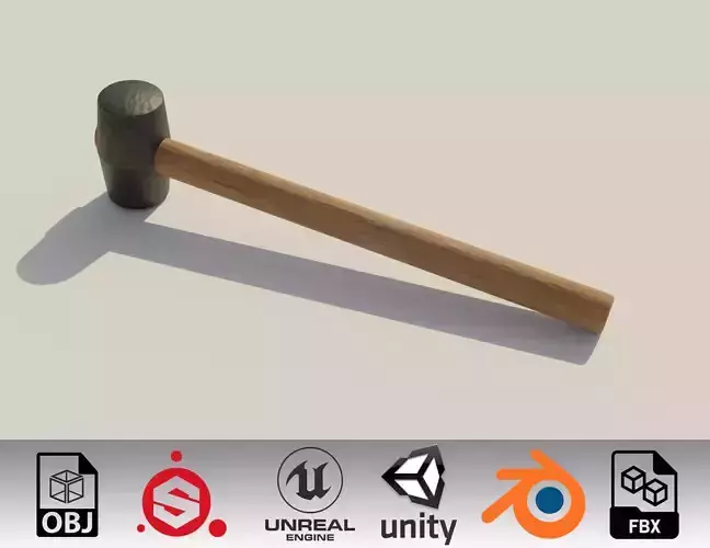 Rubber mallet tool