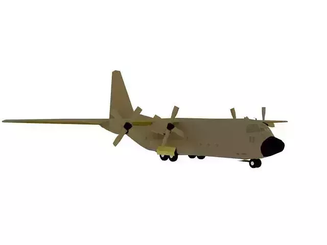 HERCULES AIRCRAFT 3D model