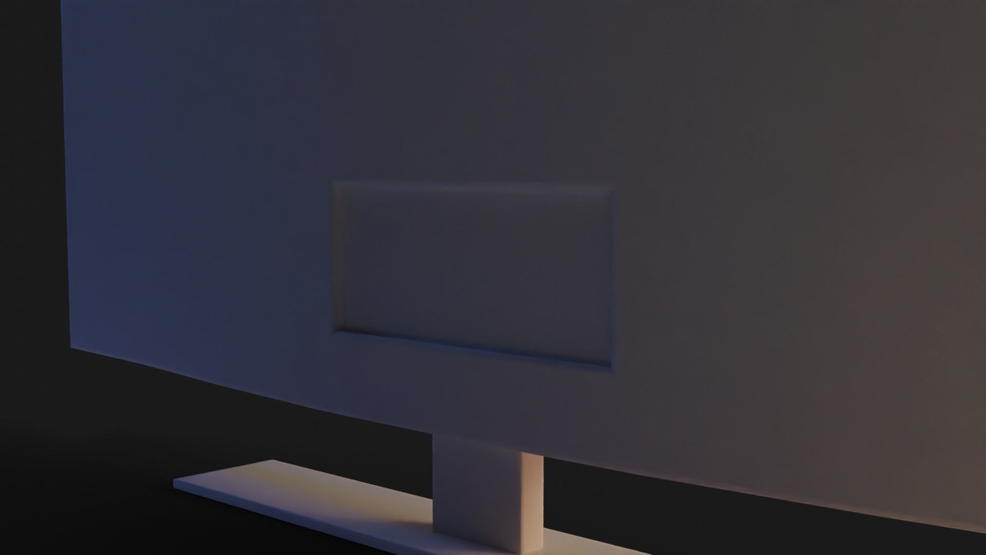 Television GameReady - LowPoly with PBR Material Low-poly 3D model_6