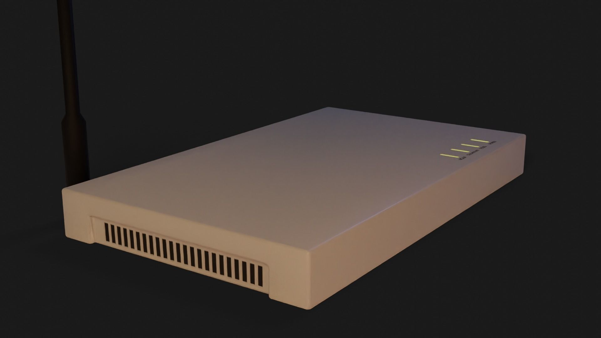 Internet Router GameReady - LowPoly with PBR Material Low-poly 3D model_4